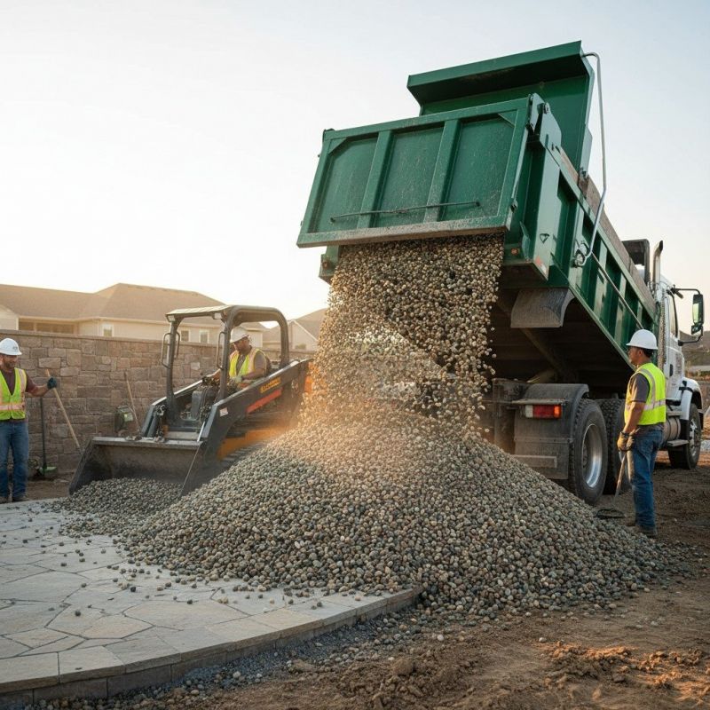 Decorative Gravel Delivery detail