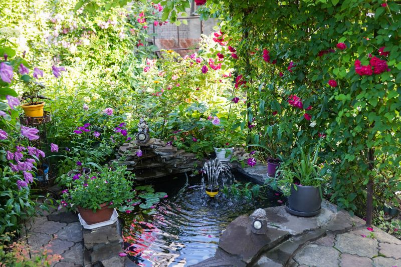 Garden Fountain Installation