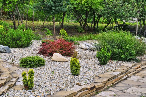 Rock Landscaping in Hudson