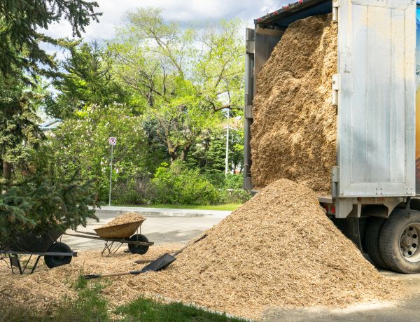 Wood Chips Delivery in Hudson