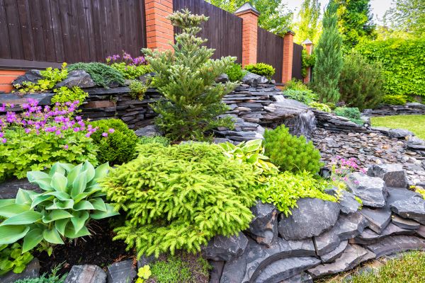 Stone Garden Installation in Hudson