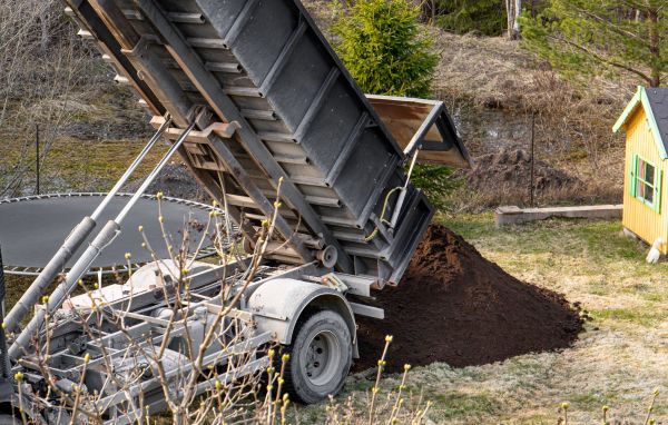 Yard Soil Delivery in Hudson
