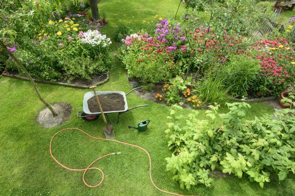 Flower Bed Construction in Hudson