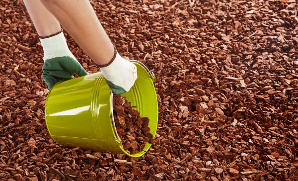 Wood Chip Landscaping in Hudson