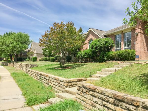 Sloped Yard Landscaping in Hudson