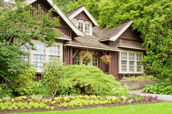 Log Home Landscaping in Hudson